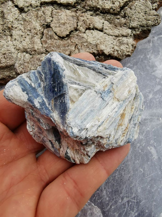 Cyanit Blå