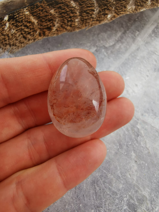 Egg Rock crystal w/ Hematoid