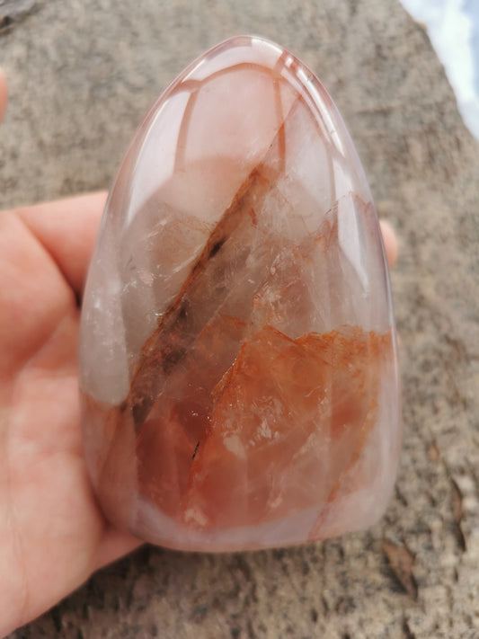 Hematoid Quartz Figure