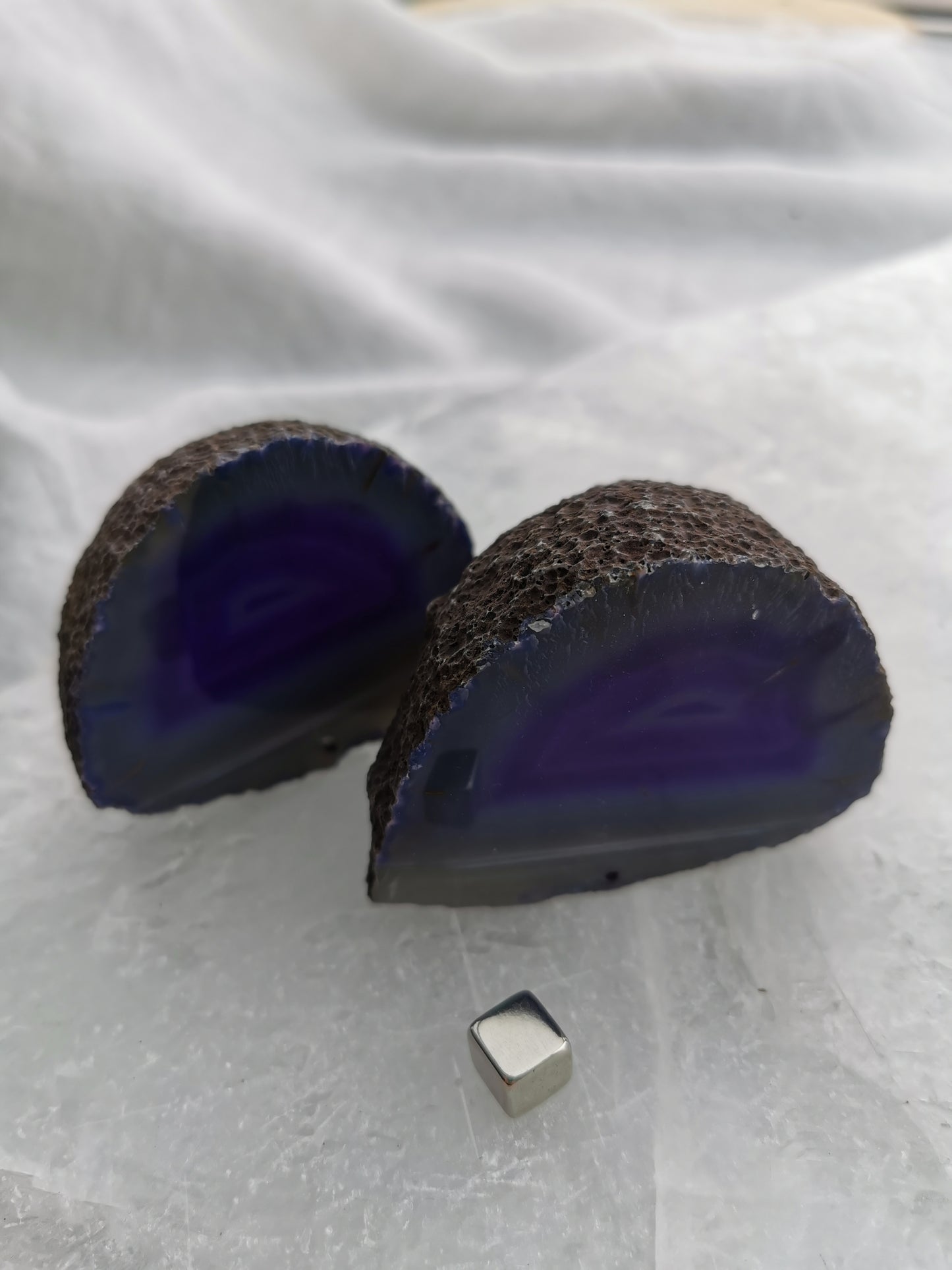 Agat Geode Lilla par