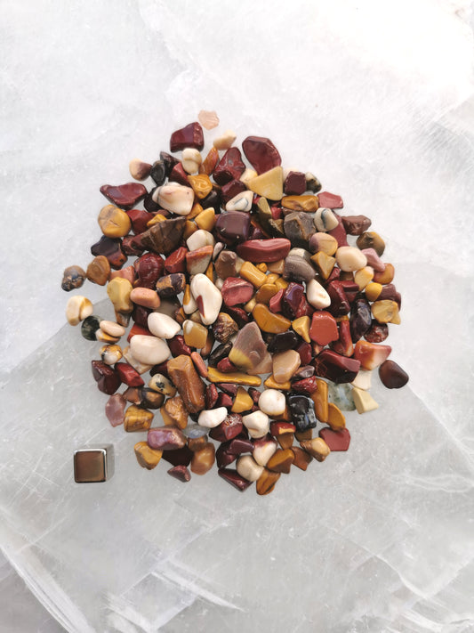 Krystalchips - Mookait - til glasflaske (25 cl)