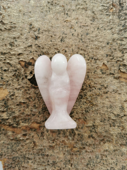 Rose quartz angel - 4 cm
