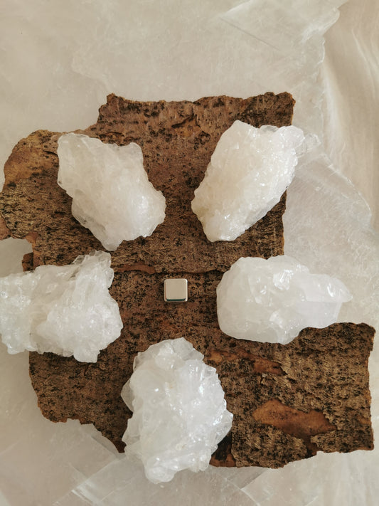 Calcit Hvid rå - store