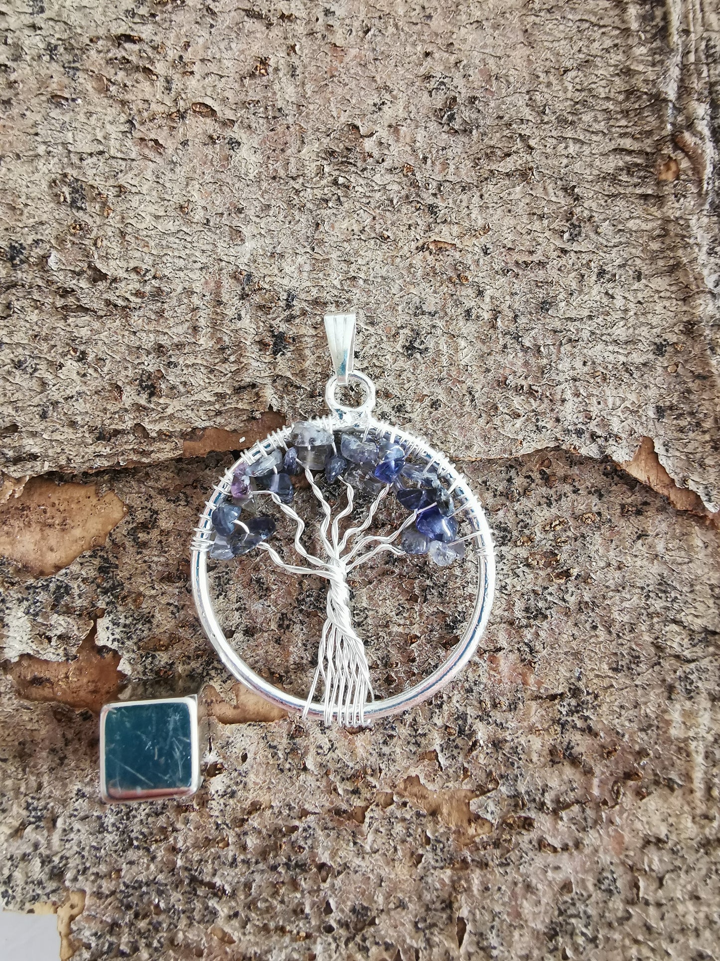 Tree of Life pendant - Iolite