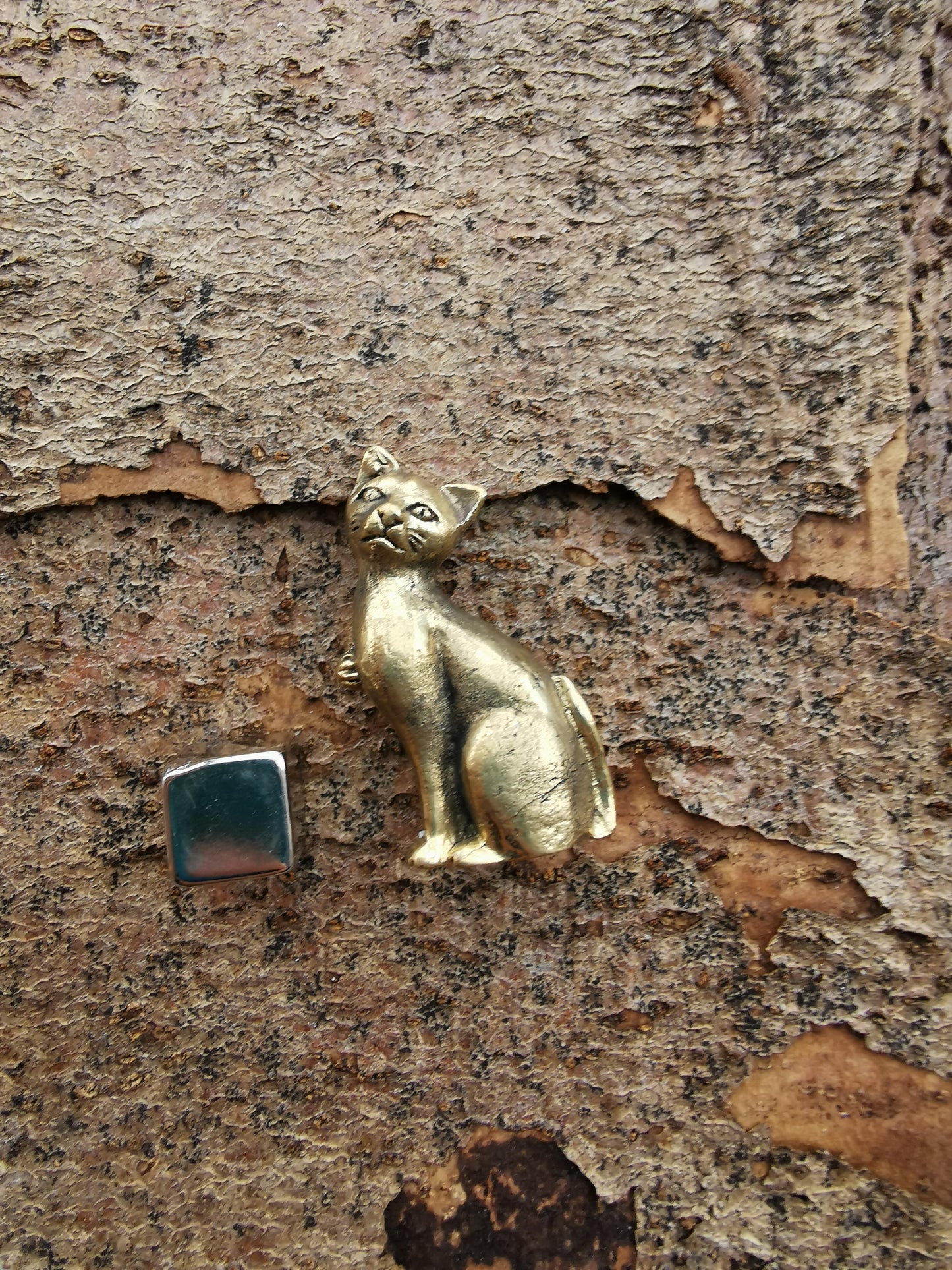 Katte figur - højde 3,5 cm