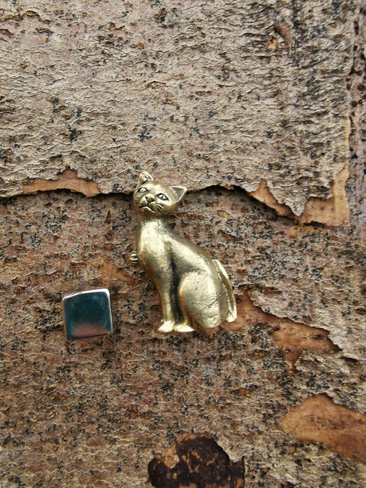 Katte figur - højde 3,5 cm