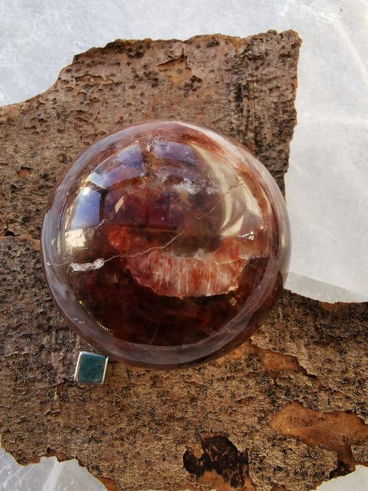 Hematoid Quartz Sphere 