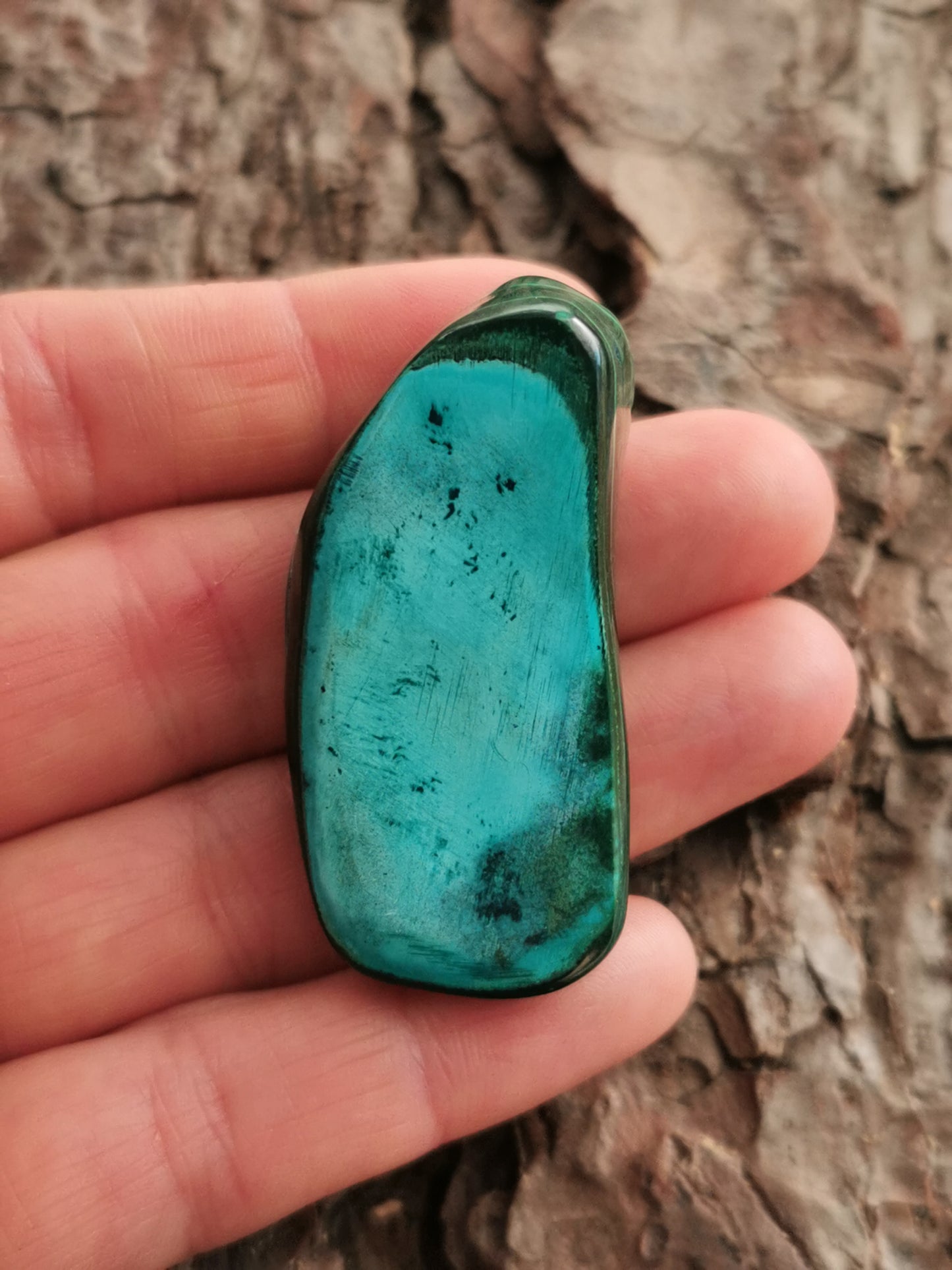 Malakit m/Chrysocolla