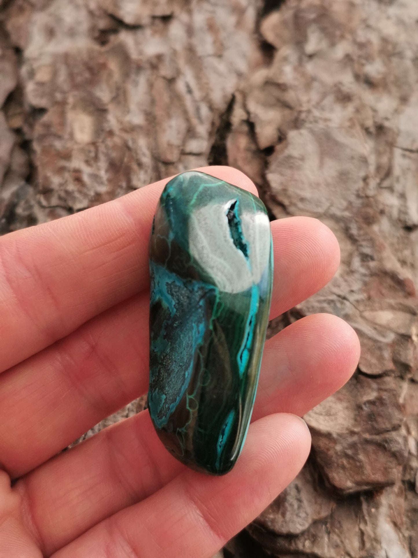 Malakit m/Chrysocolla