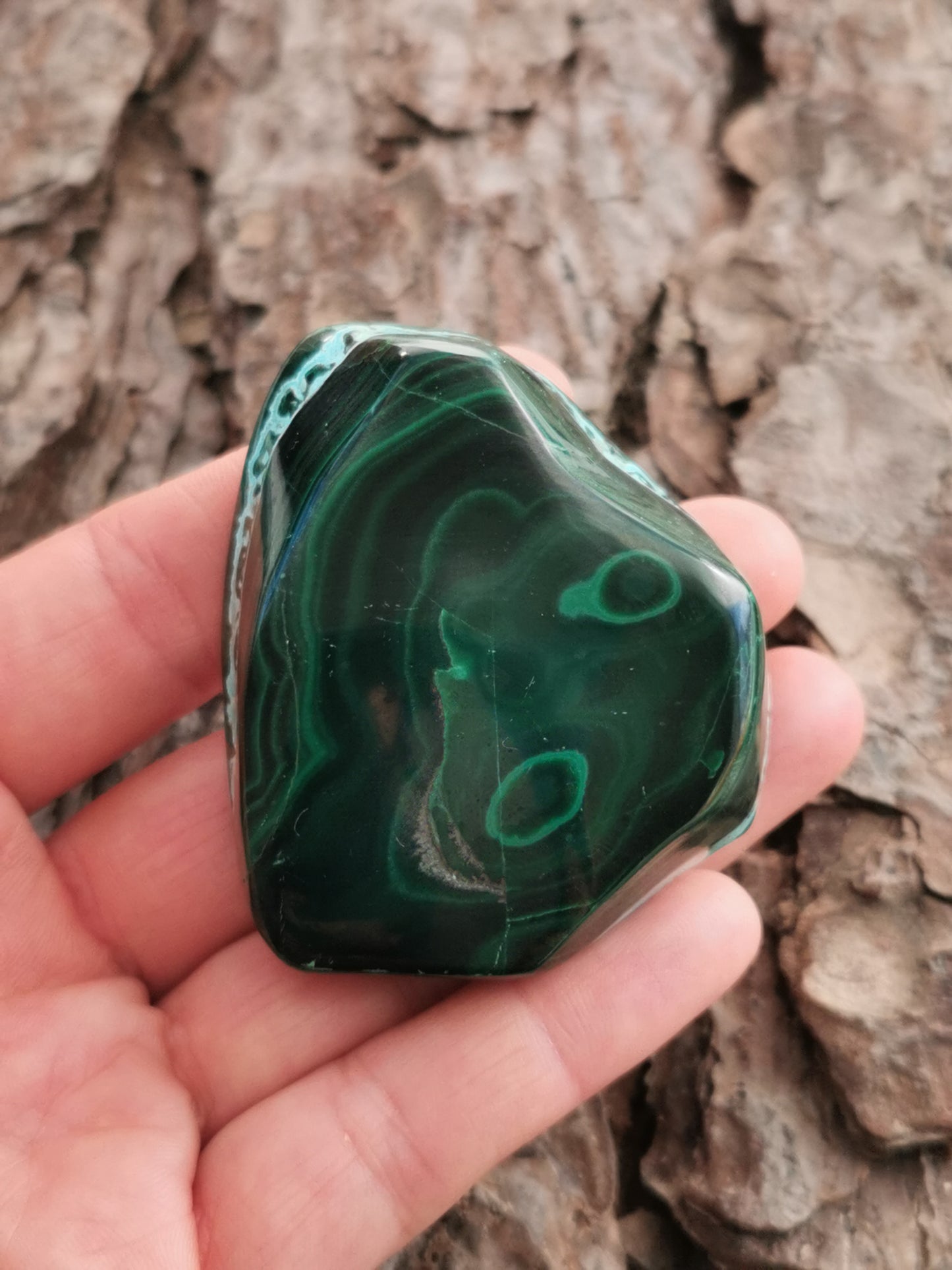 Malakit m/Chrysocolla