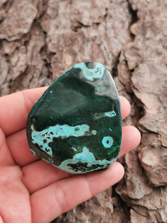 Malakit m/Chrysocolla