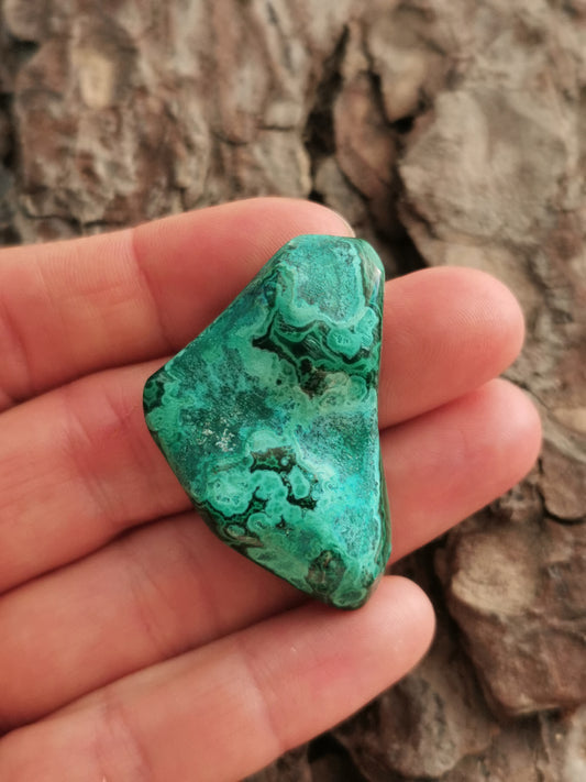 Malakit m/Chrysocolla