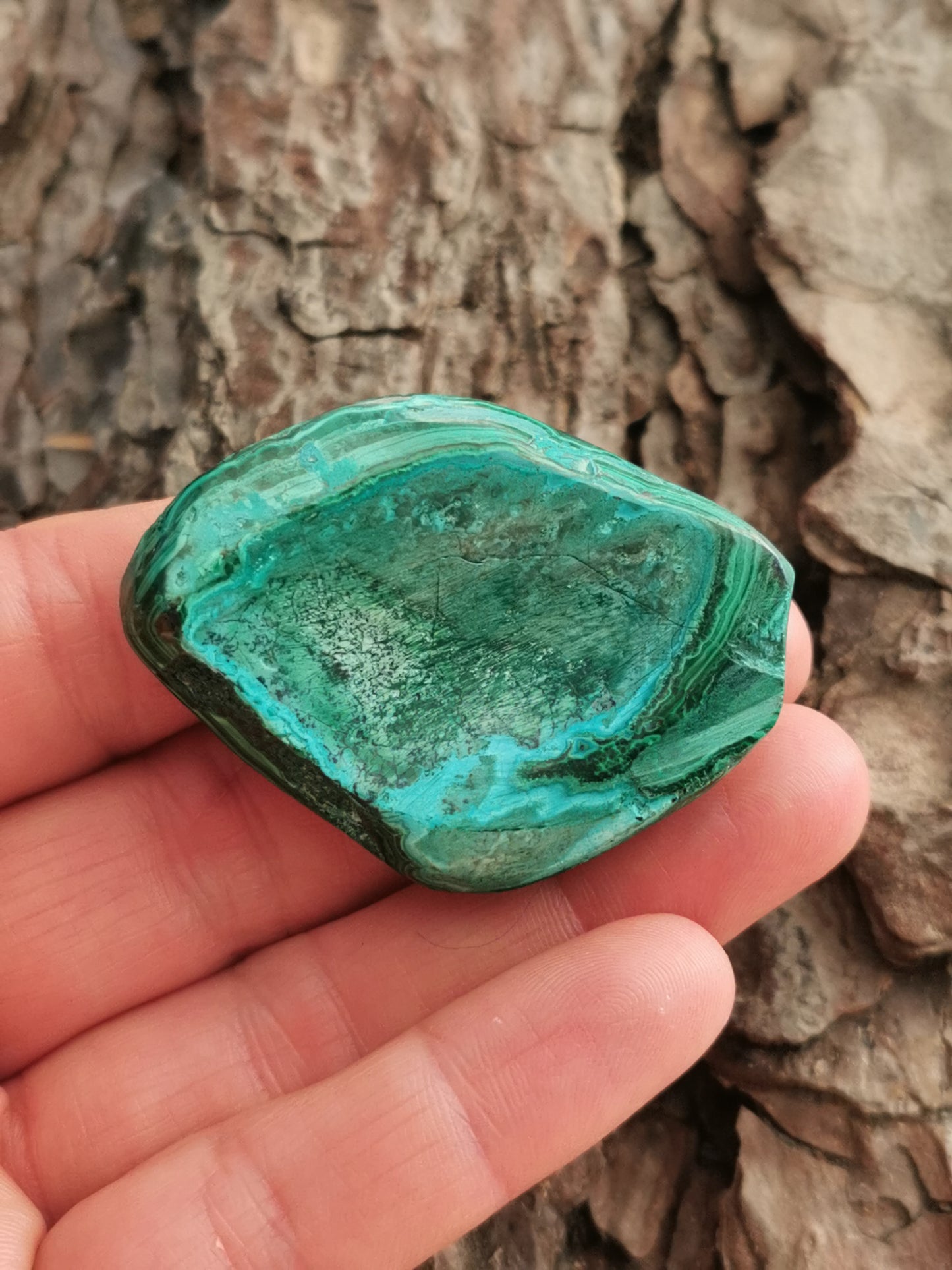 Malakit m/Chrysocolla