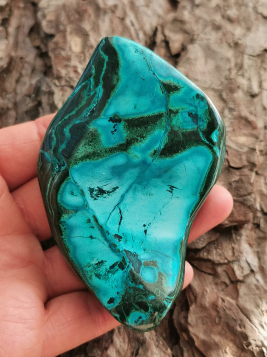 Malakit m/Chrysocolla