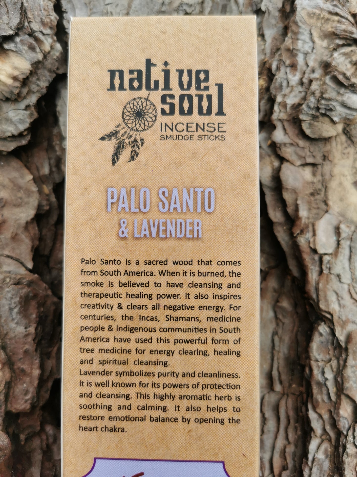 Røgelsespinde - Native Soul Incense - Palo Santo & Lavender