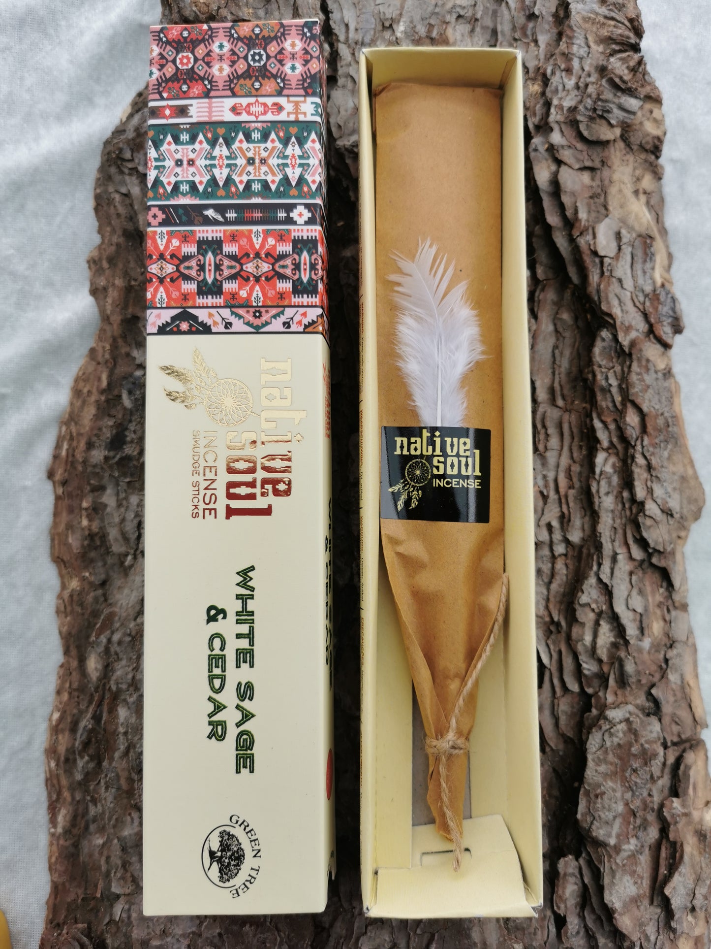 Røgelsespinde - Native Soul Incense - White Sage & Cedar